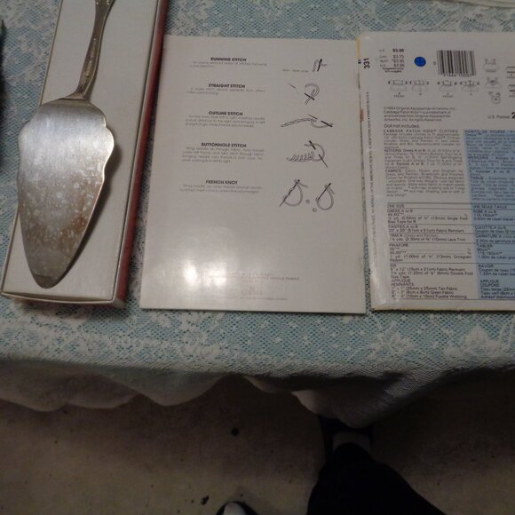 RETRO VELVETEEN BLK PURSE PIE SERVER CABBAGE KID PATTERN FELT FUN POODLE… - Picture 11 of 14